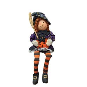 Avon Witch Porcelain Doll Shelf Sitter‎ Gift Collection Vintage NIB 10 Inches